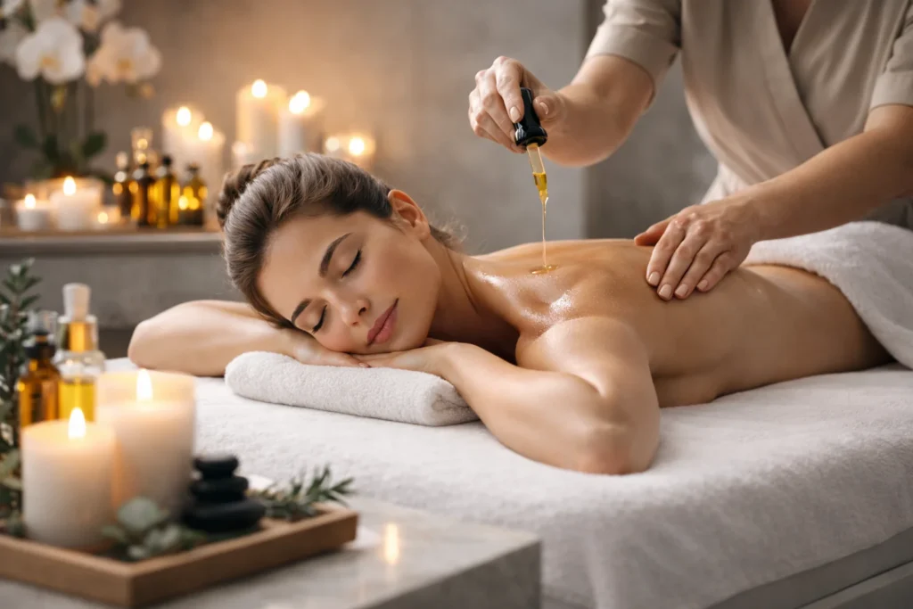 Essential Oil Aroma Massage 1